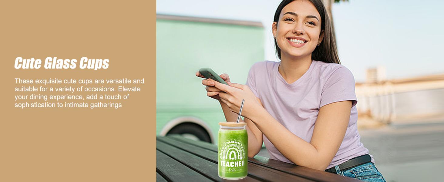 Mothers Day Gifts for Mom from Daughter Son, Gifts for Women Mama Stepmom Mother In Law Bonus Mom, Personalized Anniversary Birthday Mothers Day Presents for Wife from Husband - Can Glass Cups 16OZ