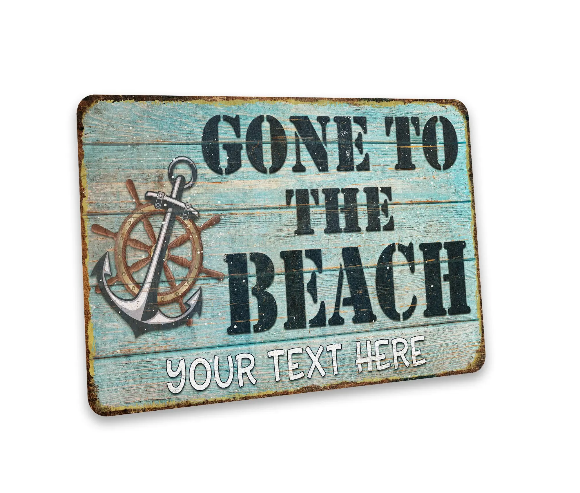 Personalized Welcome To The Beach Sign