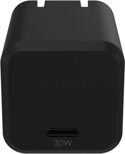 mophie speedport 30 USB-C GAN Charger - 30W Fast Charging, Compact Foldable Charger, For MacBook Pro, Samsung Galaxy S24/S23/S22, iPhone 16/15/14/13/12 Pro, and More - Black