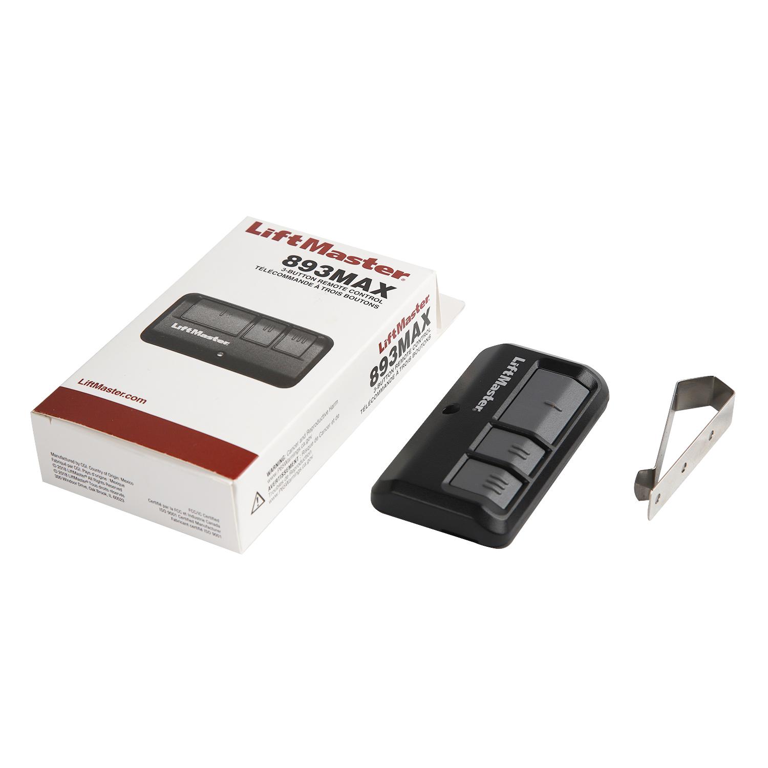 893MAX Liftmaster 890MAX Garage Door Remote Control Safety 2.0 For 891LM 371LM 971LM 81LM Gate Opener 893MAX Liftmaster 890MAX Garage Door Remote Control Safety 2.0 For 891LM 371LM 971LM 81LM Gate Opener