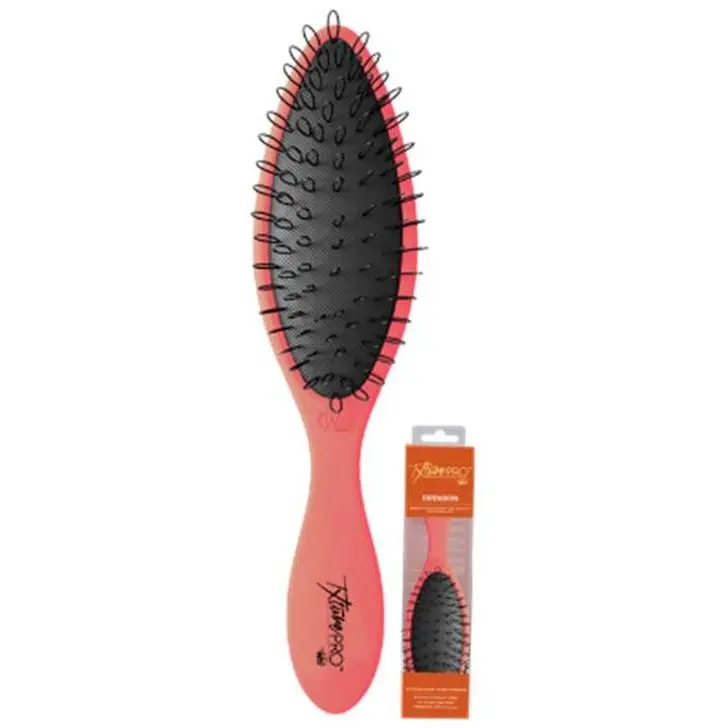 gozen Txture Pro Extension Hair Brush, Detangling with IntelliLoop Fibers for Wefts and Weaves, For Normal Haircare, Wet or Dry Use