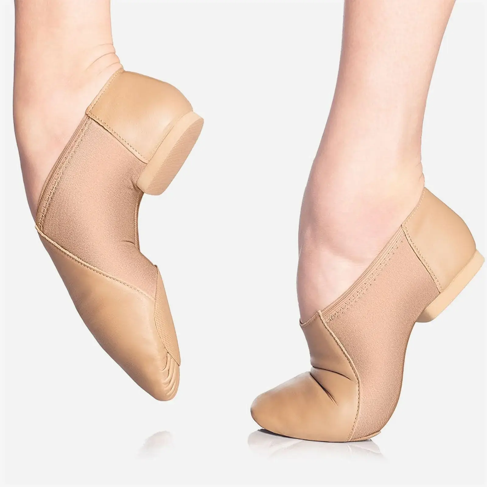 New Jazz Shoes So Danca JZ43-Java Jazz Caramel Adult