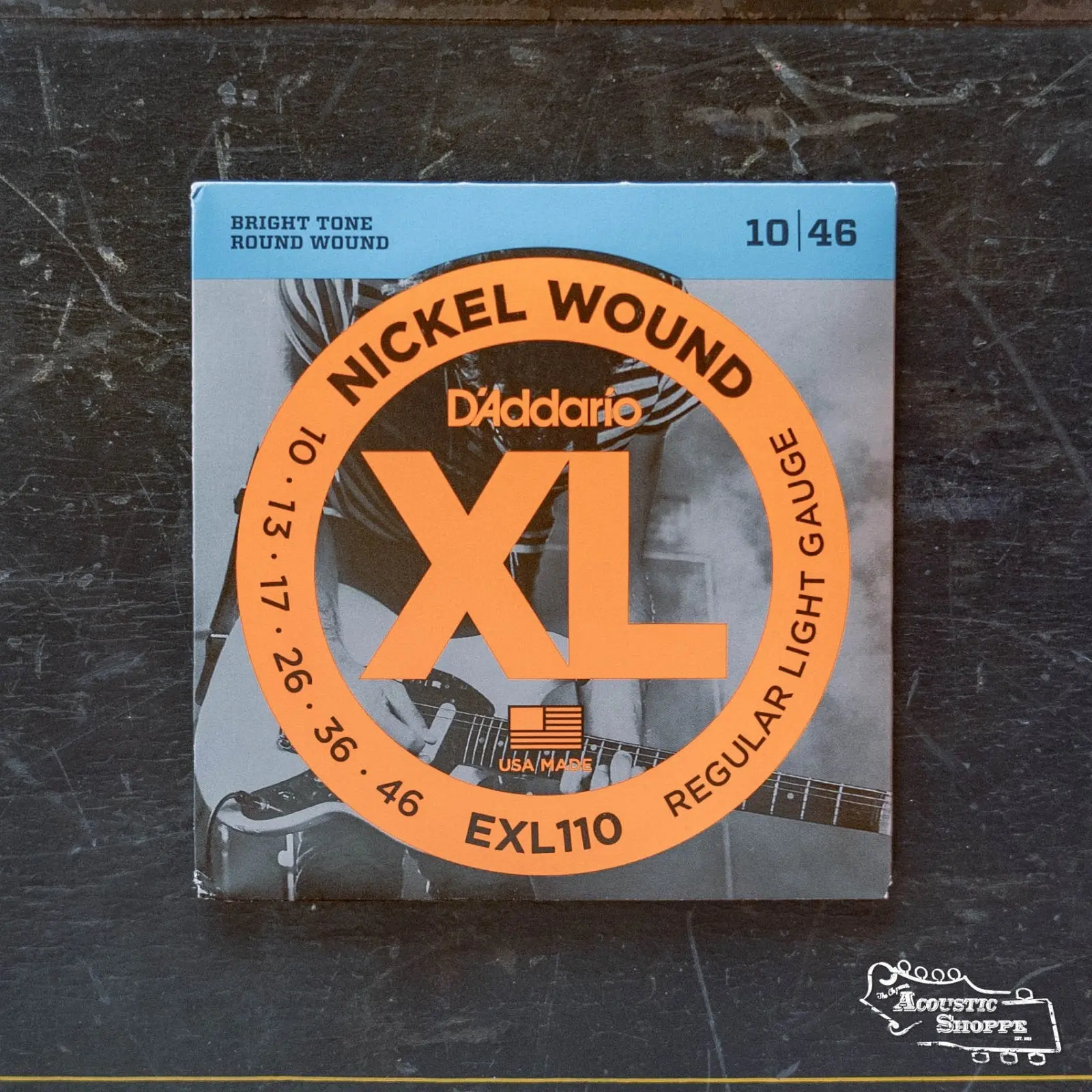 D'Addario EXL110 Nickel Wound Electric Guitar Strings, Regular Light, 10-46
