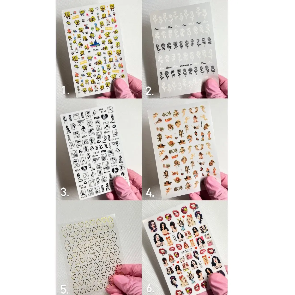 NBD Acrylic Nail Stickers Nail Care Nail Art