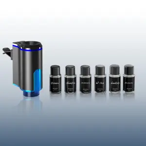 Portable Car Air Freshener, Adjustable Aroma Diffuser, Car Interior Diffusers, Car Interior Decor Accessory, Suitable for Men & Women, Enhances Vehicle Atmosphere