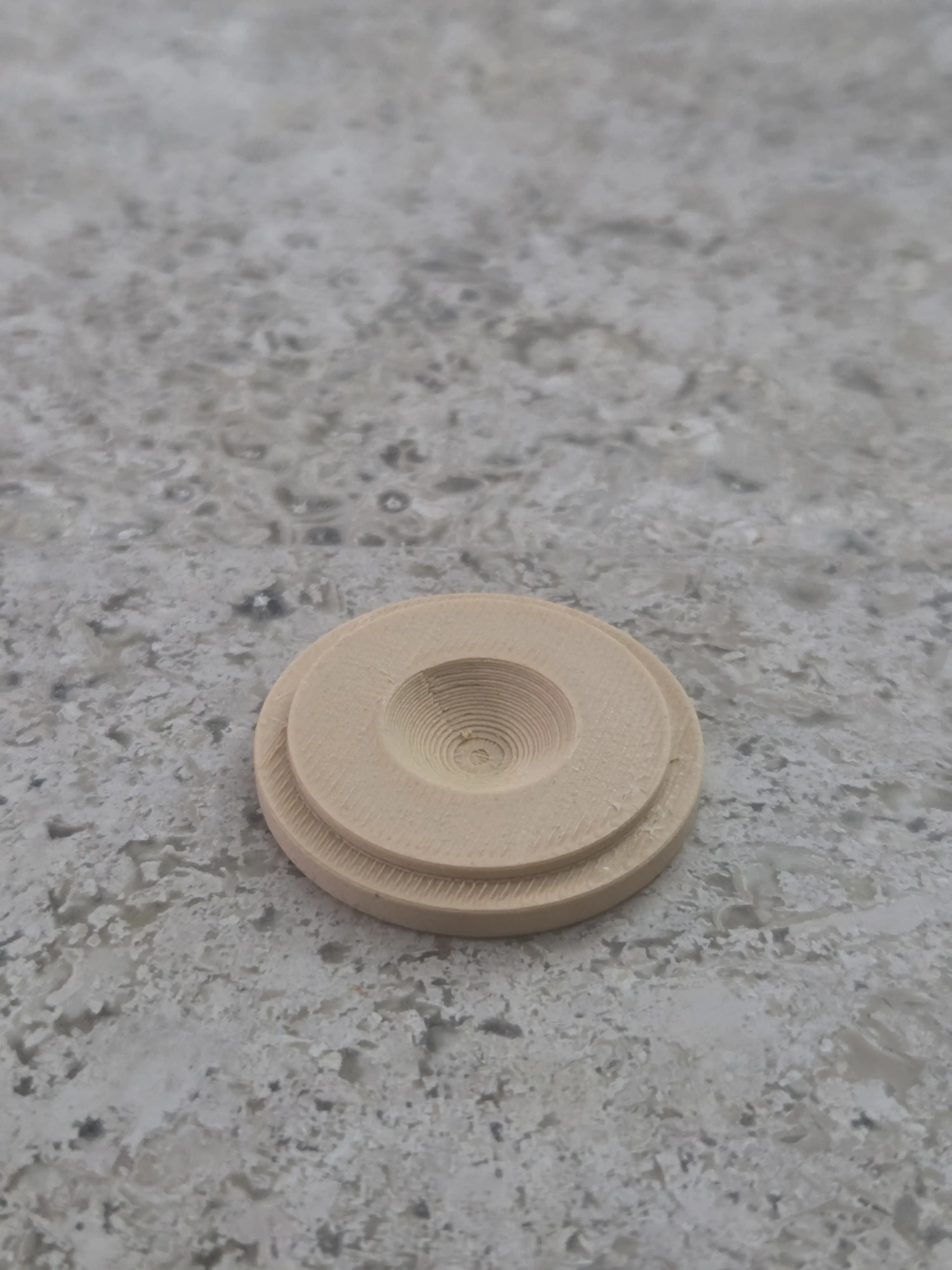 Crystal Sphere Holder Stand (3D printed wood)