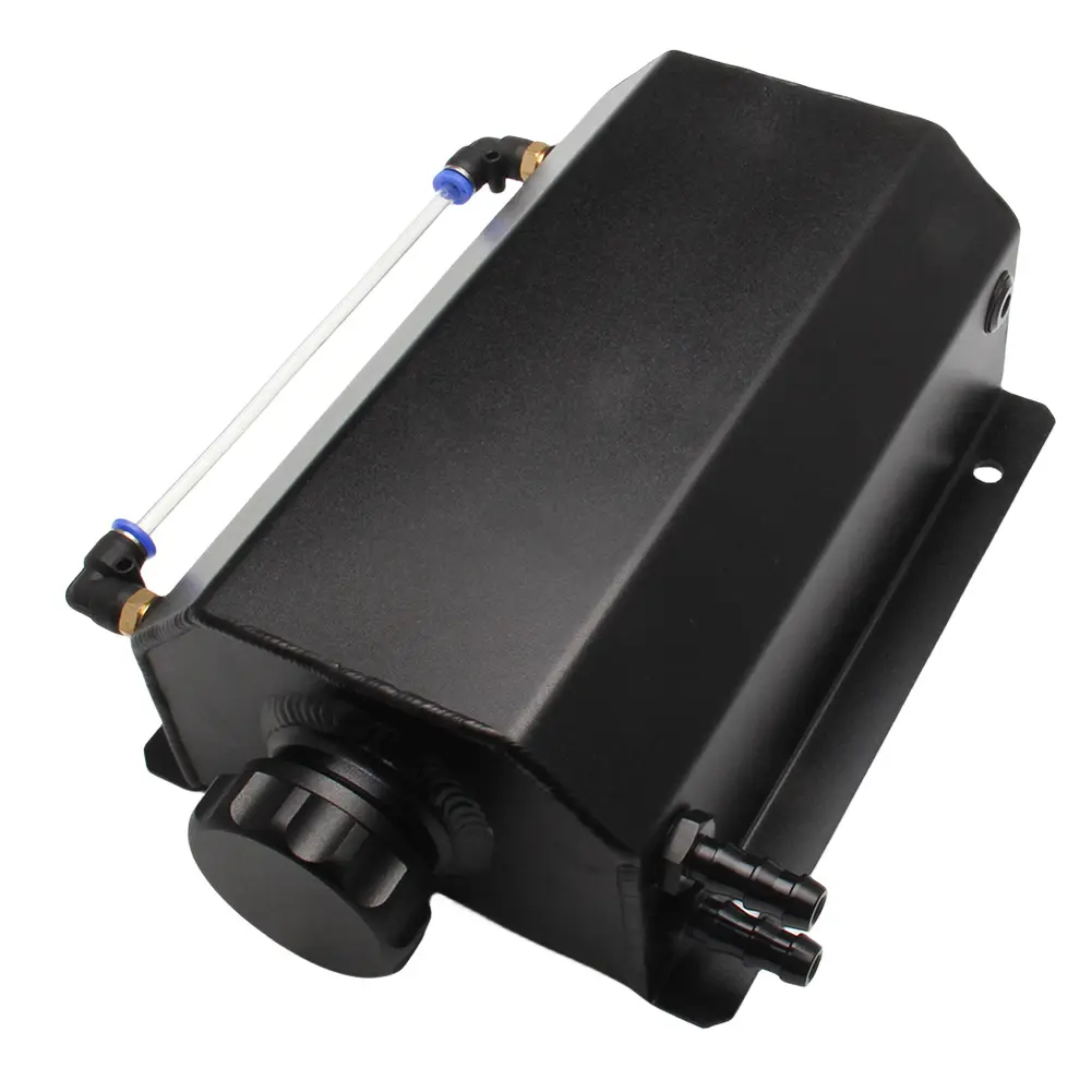 1L/2L Radiator Coolant Overflow Bottle Aluminum Alloy Recovery Water Tank Universal Radiator Overflow Coolant Can Automobile Parts
