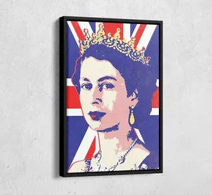 Queen Elizabeth II Pop Art Wall Art Home Decor Art - POSTER NO FRAME
