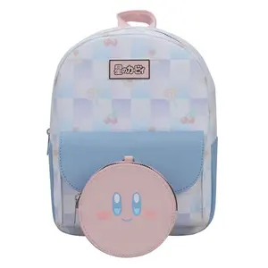 Kirby Checkerboard Mini Backpack & Coin Purse Kirby Checkerboard Mini Backpack & Coin Purse