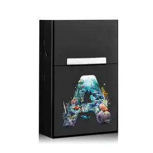 Portable Cigar Organizer Box, Aluminum Shell, Durable Metal, Magnetic Buckle, Dustproof, Personalized Cigarette Case, Travel Accessory