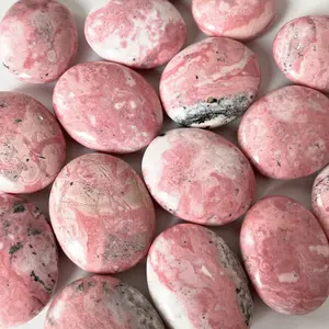 Peruvian Rhodonite Palm Stone