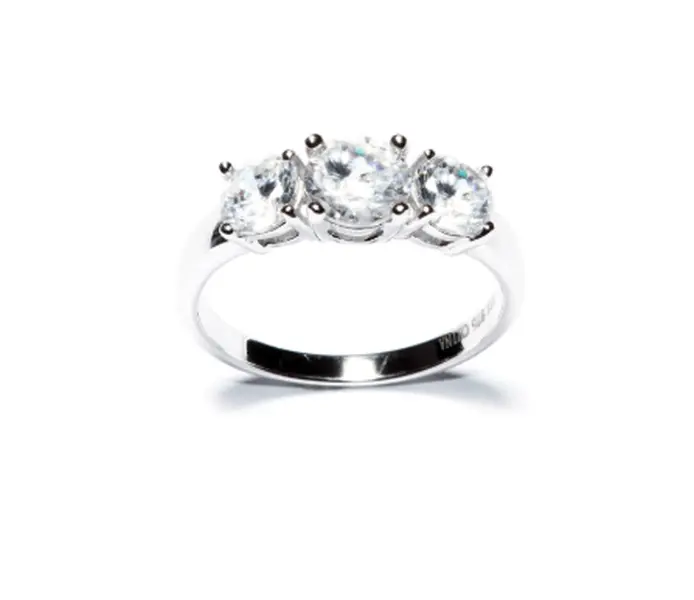 Travel Ring - 3 CZ's
