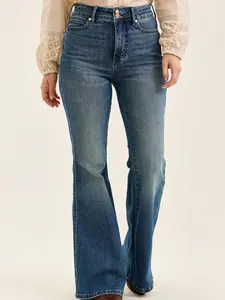 Judy Blue High Waist Double Button Tummy Control Flare Jeans