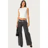 Raelynn Washed Low Rise Baggy Jeans