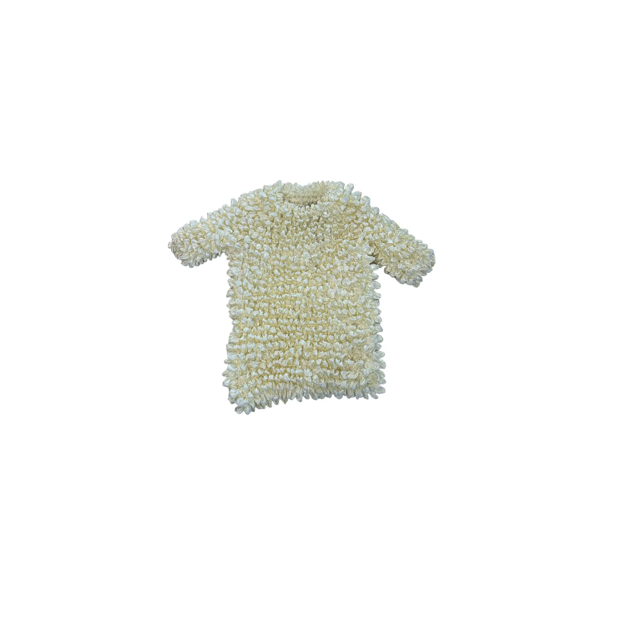 Women's Stylish Popcorn Shirt, Expanding Bubble Top, One Size Fits All, Incredible Stretch Lightweight and Stretchy Fabric