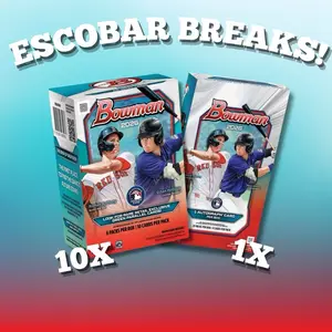 PYT #147 - Topps Bowman Baseball Hobby (x1) Blaster (x10) 11 Box Sports Card Break