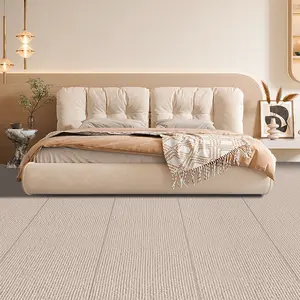 20ft Non-Slip Carpet Stair Runner - Indoor Floor Protector, 27.56 Inch Wide Protective Stair Cover for Bedrooms, Living Rooms, Balconies, Entryways, and Stairs (Off-White)