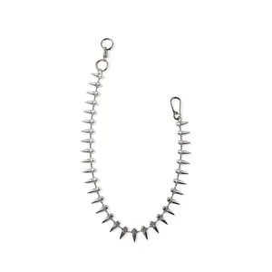 Bullet Silver Wallet Chain