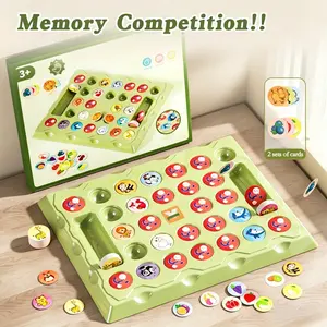Memory Competition Game for Kids 3+ Years Old with 2 Sets of Cards Educational Fun Activity