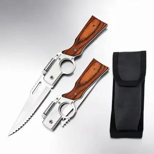 AAA-Flipper Pocket Knife with Flashlight, Portable Folding Knife, Indoor and Outdoor Activities Mens Gift-Ideal for Hiking, Fishing, Emergency, EDC Tool Knife Camping Survival Gear Survival Supplies Well Designed Blades,souvenir, knife syvi oknife set