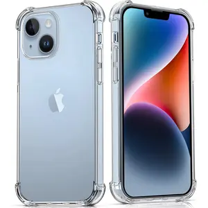 Crystal Clear iPhone 14 Case – Anti-Yellowing, Drop Protection, Slim & Wireless Charge Friendly