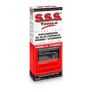 SSS TONIC IRON B VITAMIN SUPPLEMENT 10oz