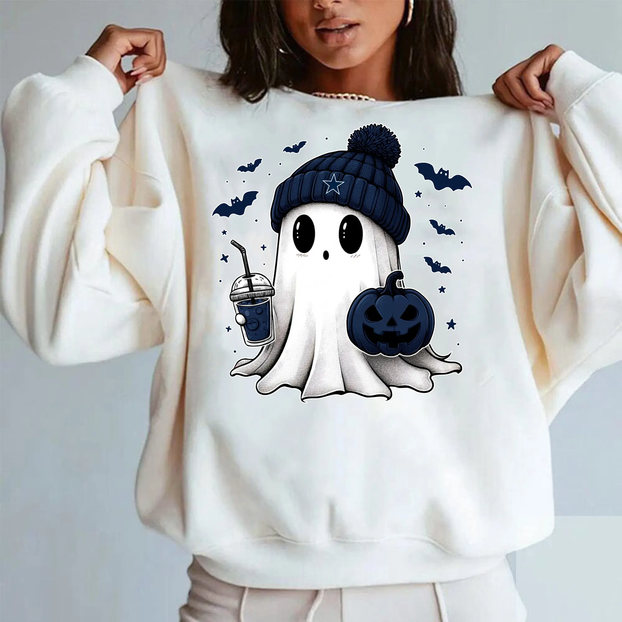 Cowboy Ghosts Halloween Vintage Unisex T-Shirt, Sweatshirt, Hoddie