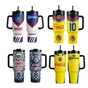 Corona America Soccer Collab Tumbler 40oz 20oz Handle, Cup Soccer Club Mug Fan Drinkware Gift, Gift for fan