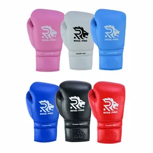 Ring Pro Sports Aura 100 Series Boxing Gloves - Matte Cowhide Leather, Durable & Stylish, Ideal for Training & Sparring, One-Month Warranty
