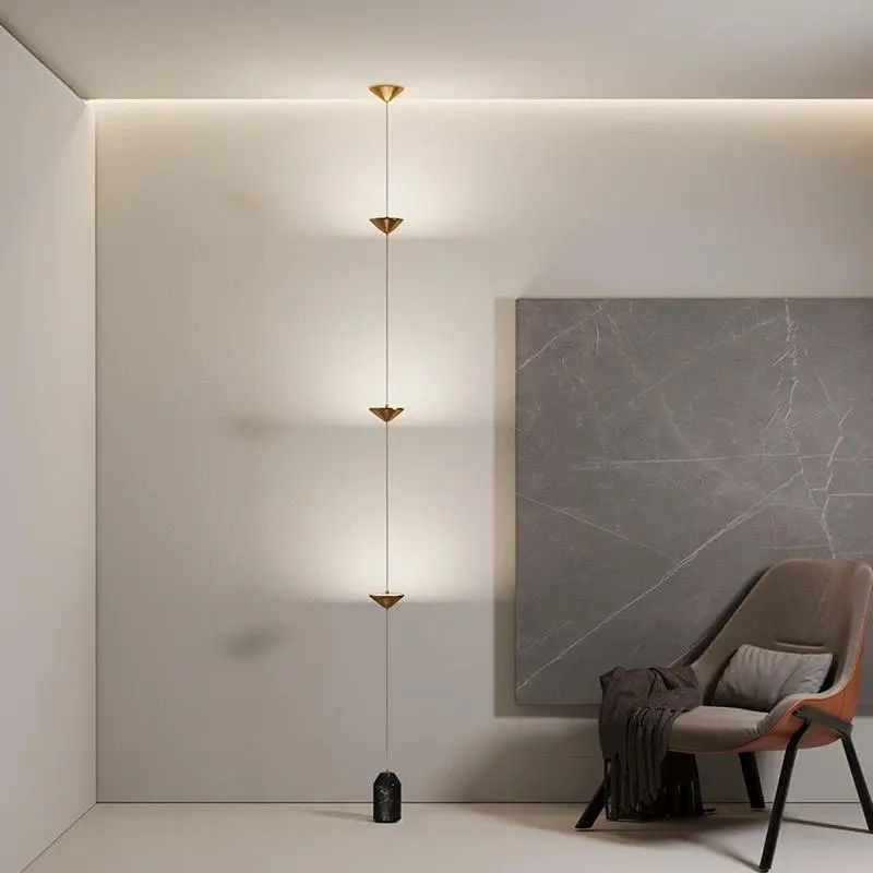 3-Head Flexible Marble LED Floor Lamp, Ambient Floor Lamps & Torchieres, Accent Lighting Option, Indoor Use Decor Mood Corner Light for Bedroom, Living Room