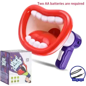 Fun Voice Changer Handheld Amplifier. Suitable as a birthday gift, it is perfect for giving to friends or family as a present. It is also suitable for use at parties and gatherings to enhance the atmosphere. This product does not include batteries.