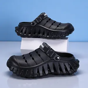 FoamFam Men's Clogs - Lightweight, Anti-Slip, Breathable, Shock-Absorbing, Durable, Stain-Resistant, Wear-Resistant, Ideal for Restaurants, Home, Outdoors, Beach, Comfortable Walking Shoes - Boy