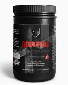 ADDERAW Pre Workout Blood of the Lamb Mystery Punch Flavored