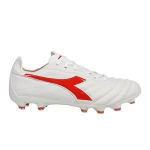 diadora Mens Brasil Elite 2 Lightweight Lp12 Soccer Cleats Cleated - White diadora Mens Brasil Elite 2 Lightweight Lp12 Soccer Cleats Cleated - White