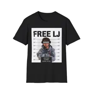 "Free LJ" (ONE SIDED) Mugshot Tee