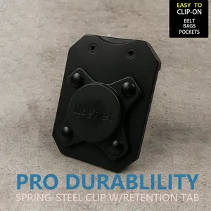 Magnetic Tool Holder Clip — Belt Magnet for Screws, Nails, Hammers, Pliers, Drill Bits, Wrenches & More | Heavy-Duty Hands-Free Tool Clip,Gift for Christmas,New Year