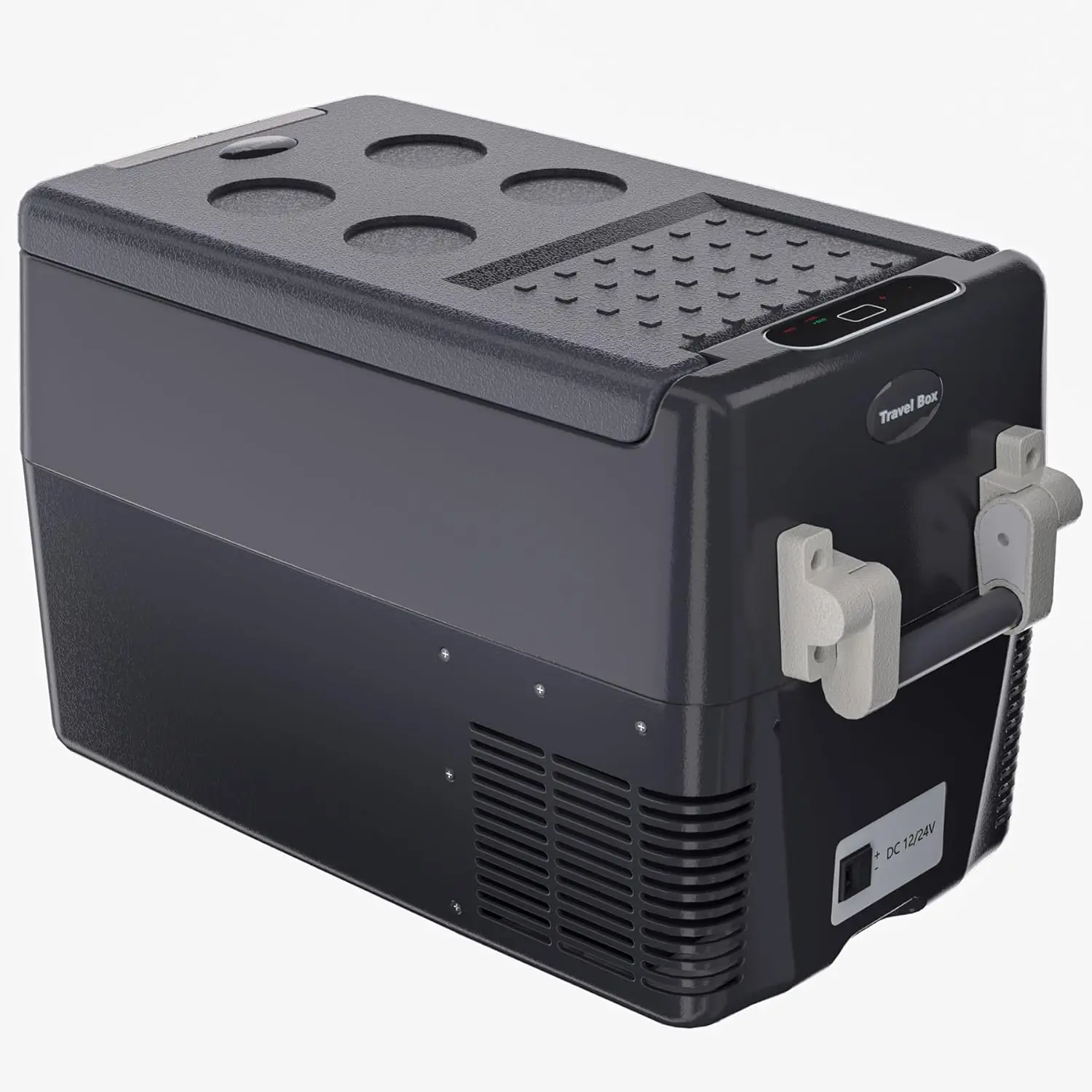 GAOMON 32QT(30L) Electric Cooler,12 Volt Refrigerator, Portable Freezer 12V/24V DC 110-240V AC, 12V Fridge 0℉~50℉, 12V Car Refrigerator with Basket for Travel, Truck, Boat, Camping