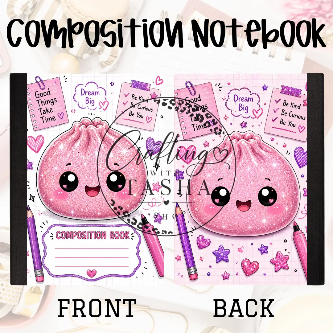Dumpling Pink Composition Notebook