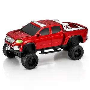 WSTER WS-X65 Big Truck Car Model Bluetooth Speaker with LED Light, AUX Interface, USB FM Radio, TWS, USB Type-C Charging, Stereo Audio, Rechargeable Battery, Portable Speakers, Mobile Wireless Streaming Device – Father's Day Party Gift for Outdoor Travel,