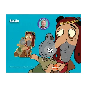 Disliz Officially Licensed Hey Arnold Pigeon Man Limited Edition Mystery Collectible Pin | 1 in 10 Signed by Craig Bartlett, creator of Hey Arnold!