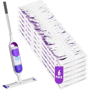Household daily necessities 6 Pack Swiffer Power Mop Pads – Disposable Wet Mop Refills for Swiffer Power Mop, Super Absorbent Pads for Cleaning Floors, Compatible with Swiffer WetJet and Power Mop Models