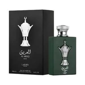 Lattafa Pride Al Areeq Silver for Unisex Eau de Parfum Spray, 3.4 Ounce