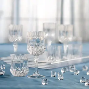 48 Pc. Clear Plastic Wine Glass Kit for 24