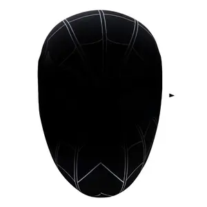 Cool Hero Mask - Ring Remote Control Upgrade Version, Skin-Friendly Red and Blue Lights, Suitable for Cosplay, Gifts for Kids, Boyfriends, or Fathers