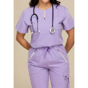 NEW Heavenly: Lilac Scrub Top