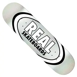 Real Easyrider Oval White Glitter Deck