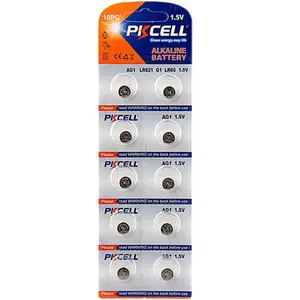 212 MAIN 1.5V Alkaline Button Cell Batteries - 1.5V Voltage Alkaline Cells, Small Size, Consistent Power, 1 lbs Pack of 10 - Power Source for Remote, Sports & Outdoor Cycling Equipment