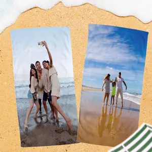 Personalized Photo Beach Towel: Custom Picture Gift