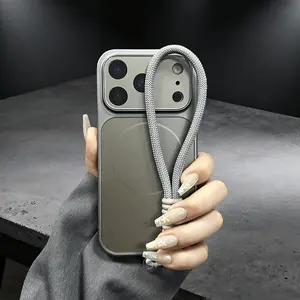 Phone Case: Instant 17 Lens Phone Case + Lanyard - New Popular Hot-Selling Magnetic Charging Case with Matte Finish Compatible with 13 13P 13promax 14 14pro 14promax 15 15pro 15pm 16 16pro 16promax 17 17pro 17PROMAX Cases
