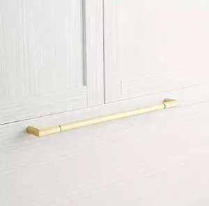 New 12" Satin Brass Lunata Solid Brass Appliance Pull by Signature Hardware